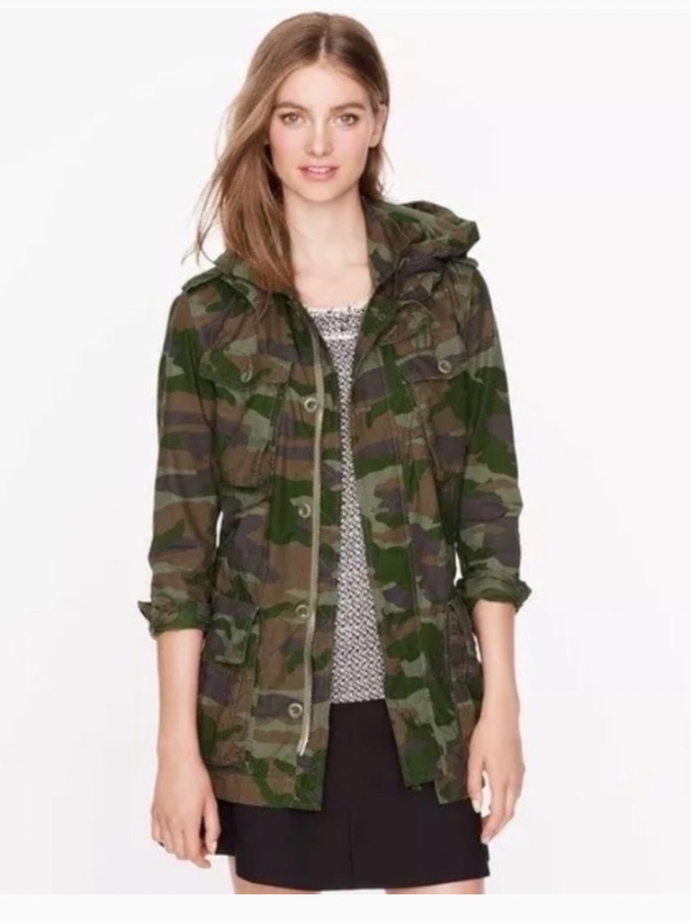 Camouflage J Crew Jacket